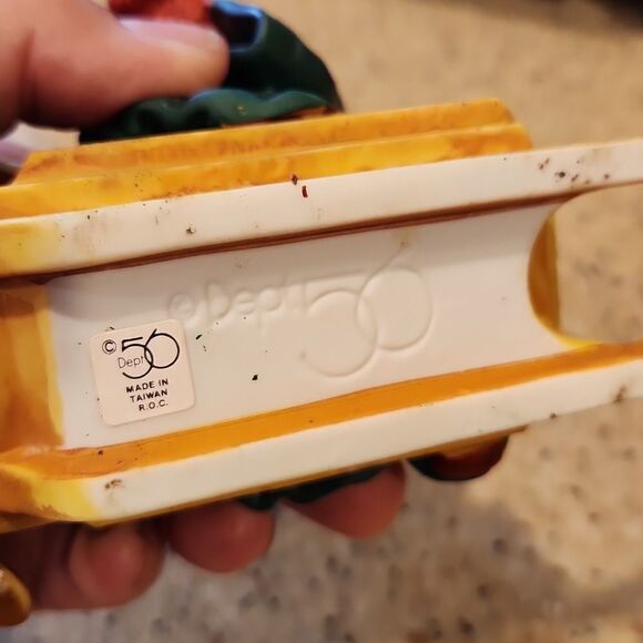 Solomon athe Sledder Dept 56 Monks at Christmas Porcelain Figurine - Picture 7 of 7